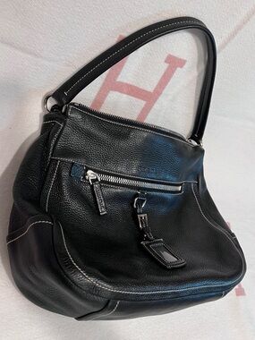 PRADA!⭐️Archival Vitello Daino Leather hobo Shoulder Bag! Offers welcome!